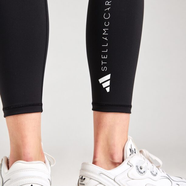 Preţ ADIDAS BY STELLA MCCARTNEY Pantaloni sport 'TrueStrength'  negru / alb