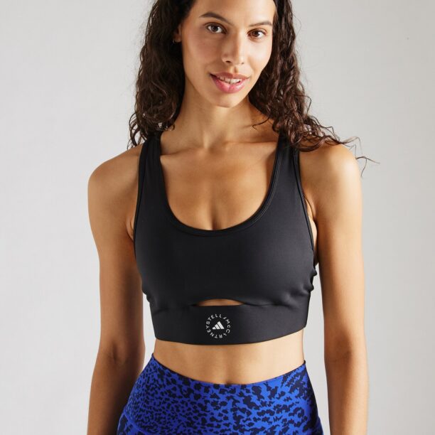 ADIDAS BY STELLA MCCARTNEY Sutien sport  negru / alb