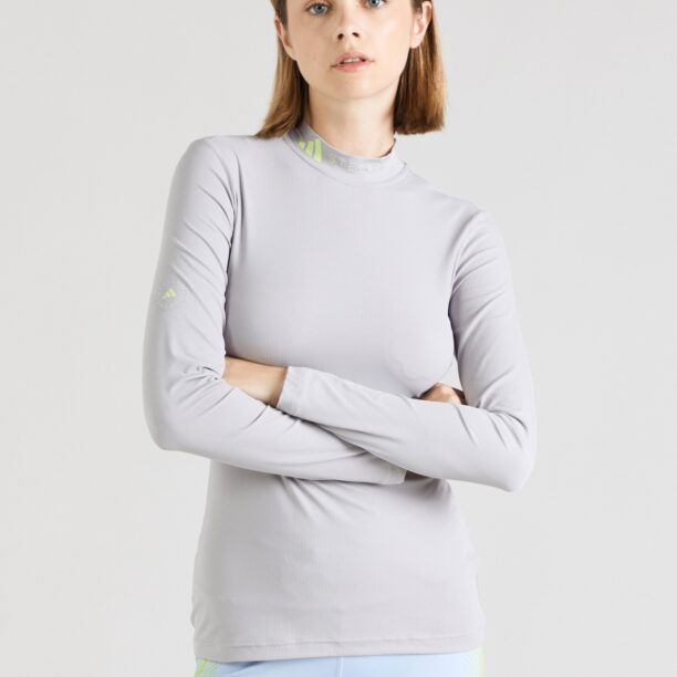 ADIDAS BY STELLA MCCARTNEY Tricou funcțional  gri deschis / verde deschis