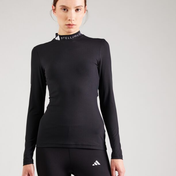 ADIDAS BY STELLA MCCARTNEY Tricou funcțional  negru / alb