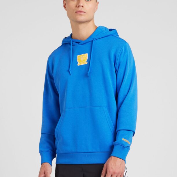 ADIDAS ORIGINALS Bluză de molton  albastru / galben închis preţ