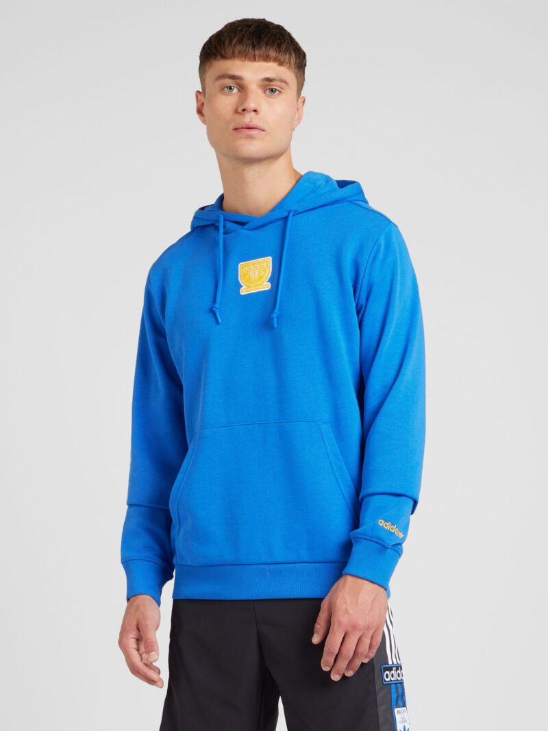 ADIDAS ORIGINALS Bluză de molton  albastru / galben închis preţ