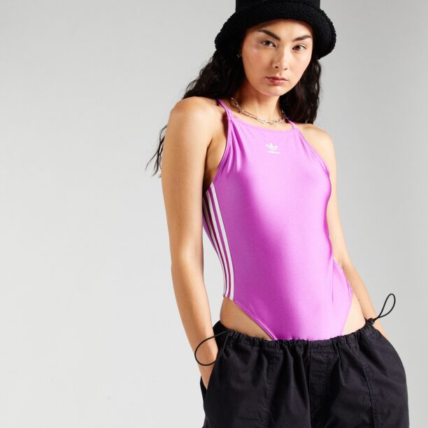 ADIDAS ORIGINALS Costum de baie întreg  mov orhidee / alb