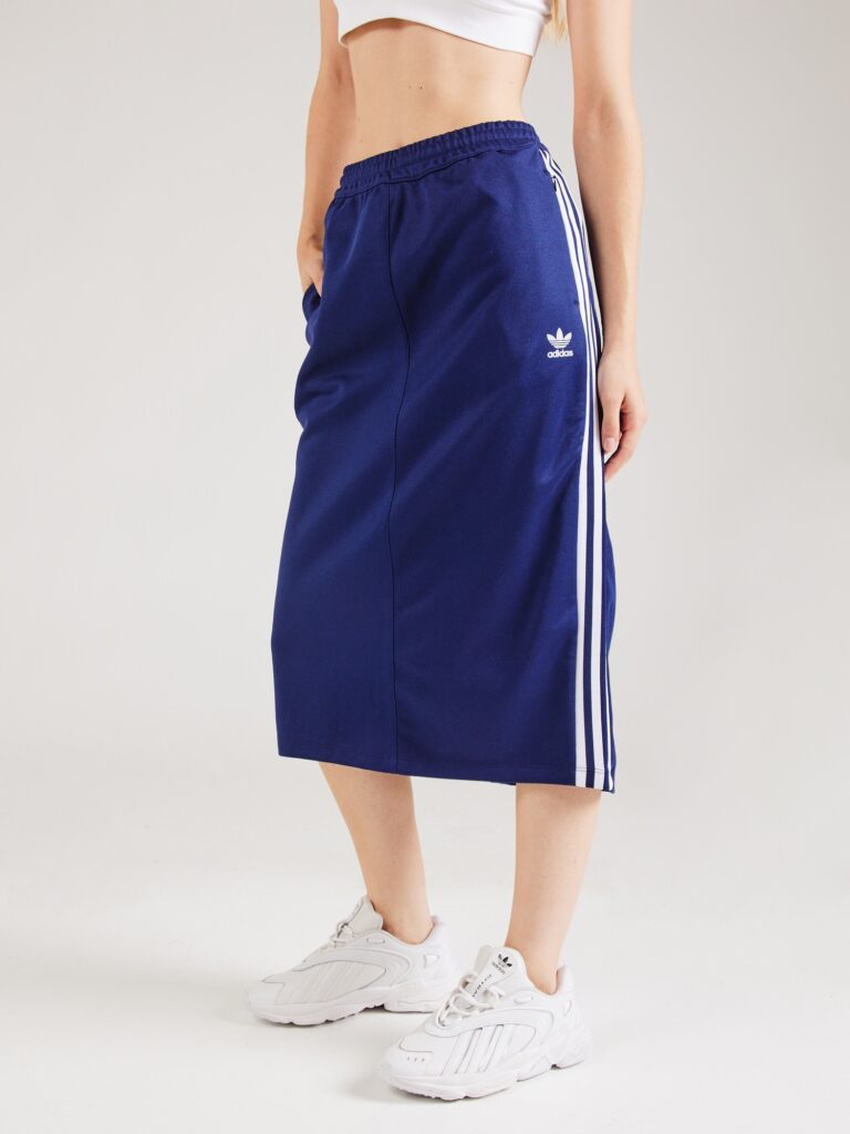 ADIDAS ORIGINALS Fustă  albastru închis / alb