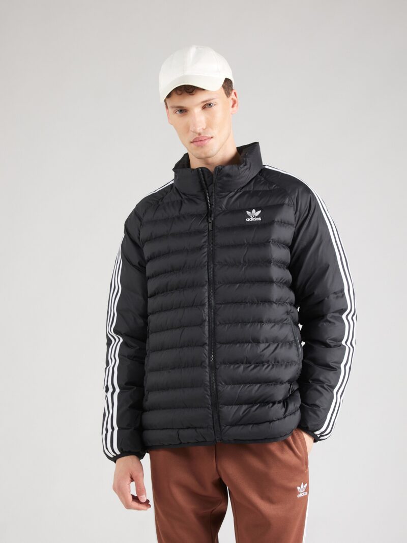 ADIDAS ORIGINALS Geacă de iarnă 'COLL'  negru / alb