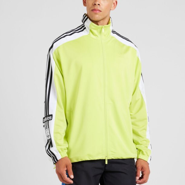 Cumpăra ADIDAS ORIGINALS Geacă de primăvară-toamnă 'MEGABREAK'  galben citron / negru / alb