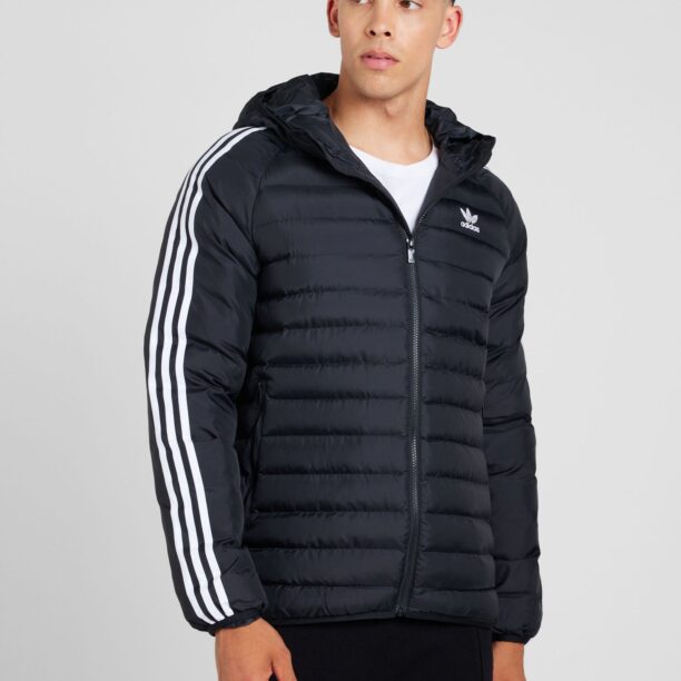 Preţ ADIDAS ORIGINALS Geacă de primăvară-toamnă  negru / alb