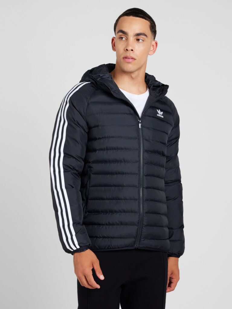 Preţ ADIDAS ORIGINALS Geacă de primăvară-toamnă  negru / alb