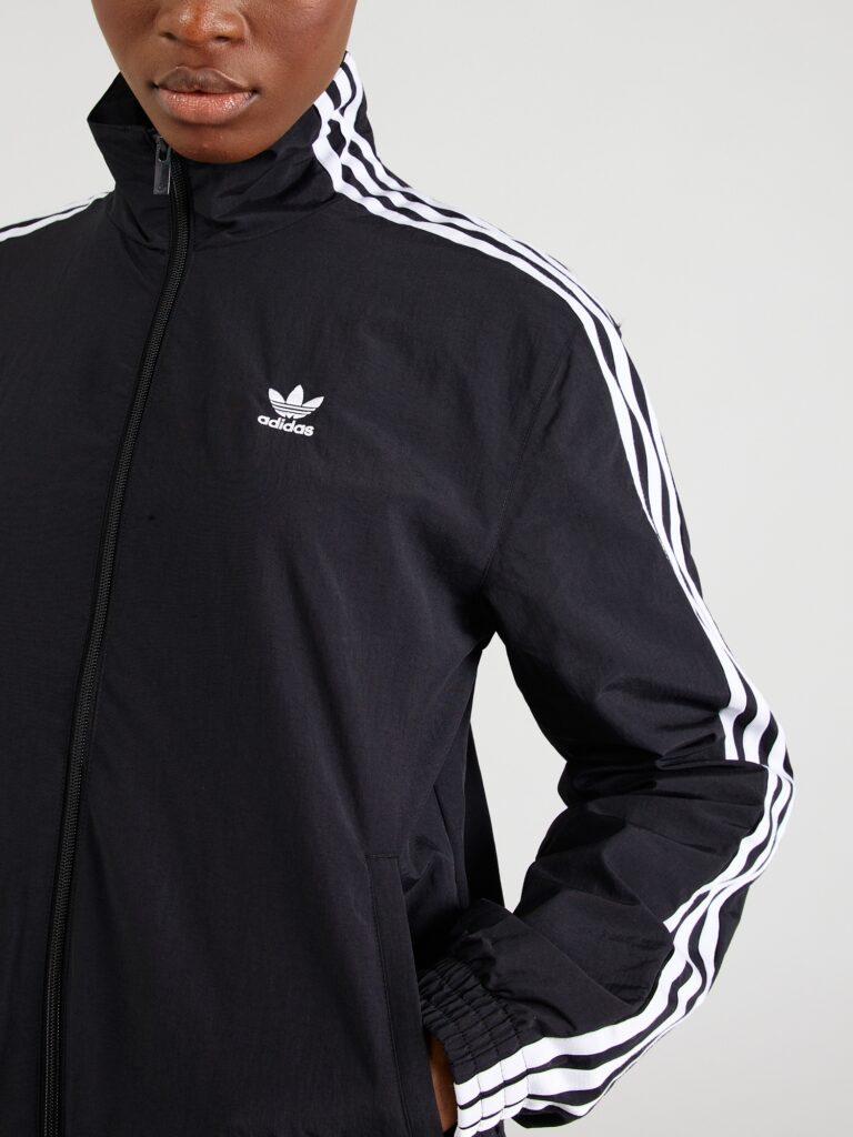 Preţ ADIDAS ORIGINALS Geacă de primăvară-toamnă  negru / alb