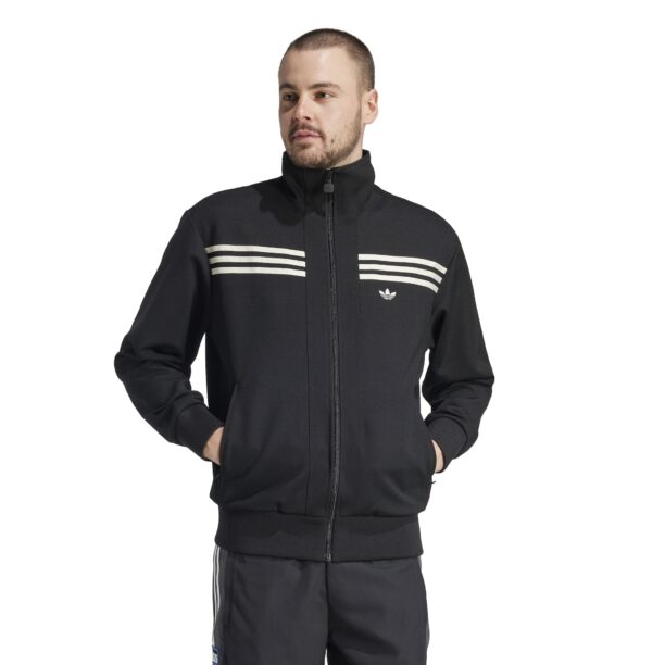 ADIDAS ORIGINALS Geacă de primăvară-toamnă  negru / alb