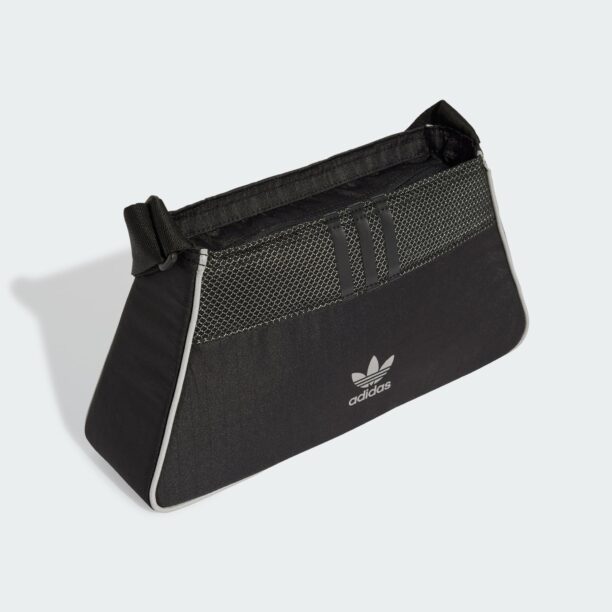 ADIDAS ORIGINALS Geantă de călătorie 'Airliner'  negru / argintiu