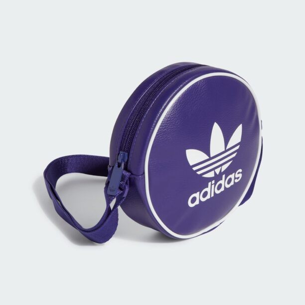 ADIDAS ORIGINALS Geantă de umăr 'Adicolor Classic'  mov închis / alb