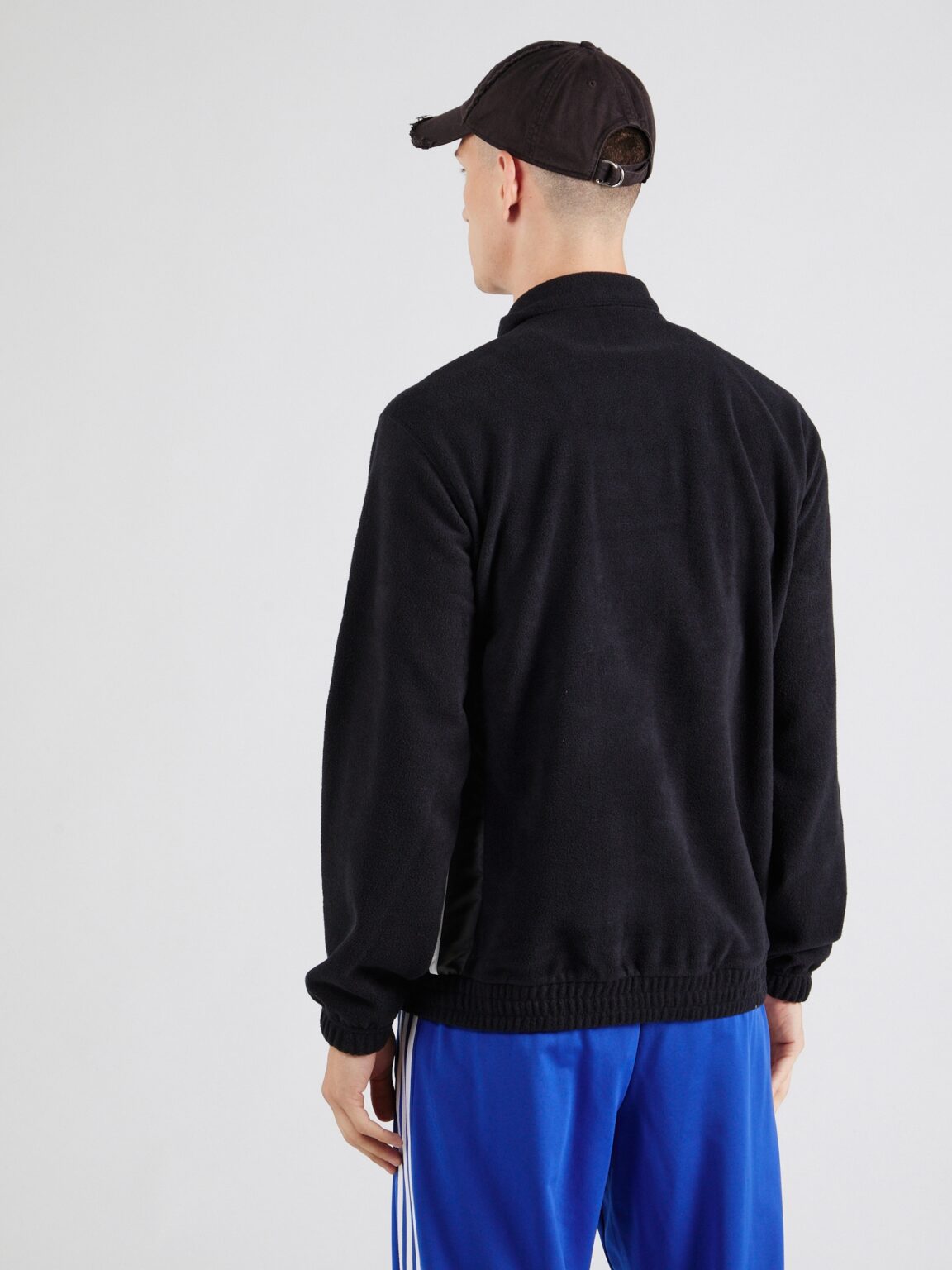 ADIDAS ORIGINALS Jachetă  fleece 'ADIBREAK'  azuriu / negru / alb preţ