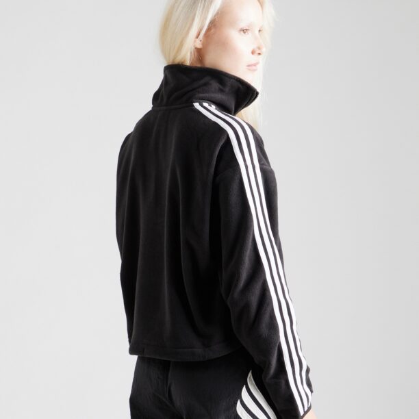 ADIDAS ORIGINALS Jachetă  fleece  negru / alb preţ