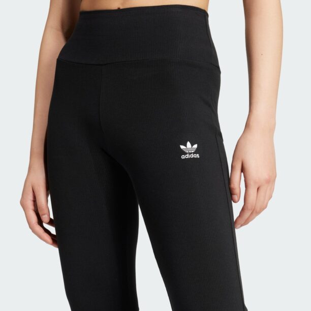 ADIDAS ORIGINALS Leggings 'Essentials'  negru / alb