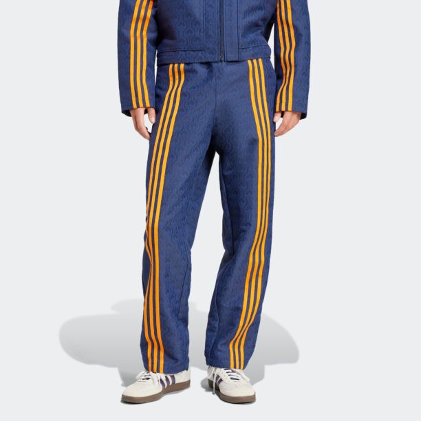 Preţ ADIDAS ORIGINALS Pantaloni '70s Club'  albastru / bleumarin / galben auriu