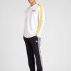 ADIDAS ORIGINALS Pantaloni '70s'  negru / alb