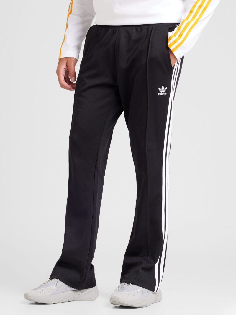 Cumpăra ADIDAS ORIGINALS Pantaloni '70s'  negru / alb