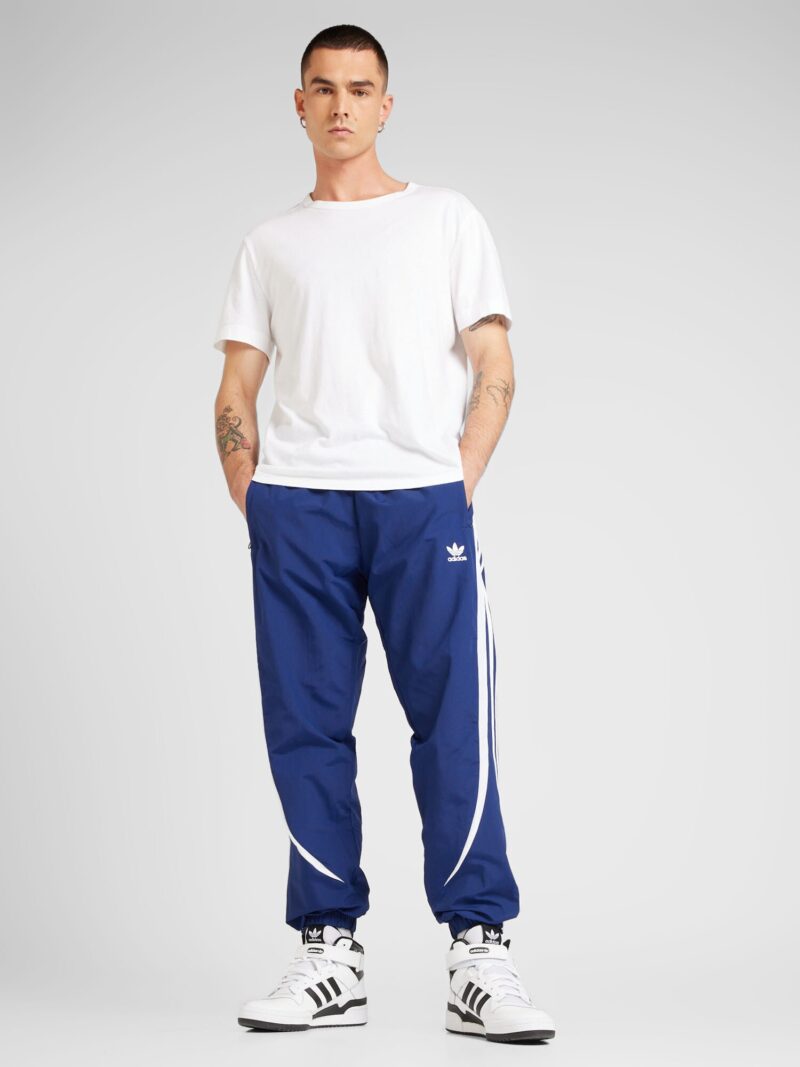 Preţ ADIDAS ORIGINALS Pantaloni 'ARCHIVE'  albastru / alb