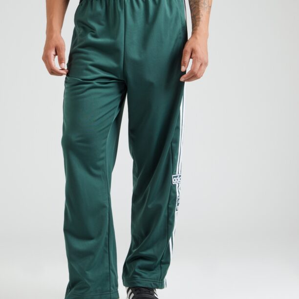 ADIDAS ORIGINALS Pantaloni 'Adibreak'  verde smarald / alb