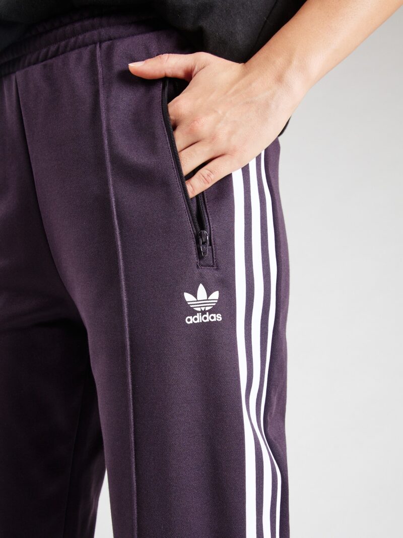 Cumpăra ADIDAS ORIGINALS Pantaloni 'BECKENBAUER'  mov vânătă / alb