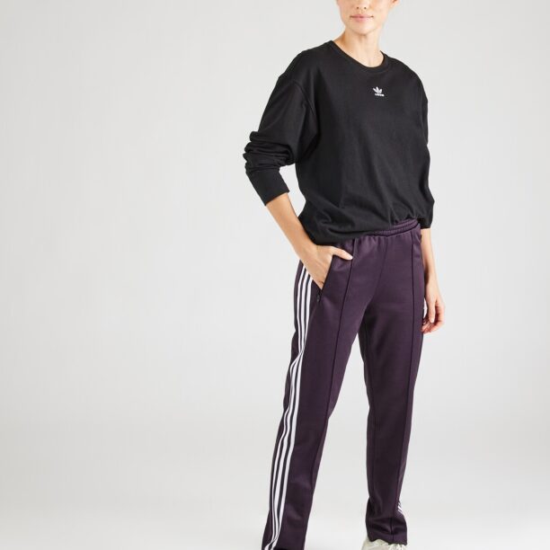 Preţ ADIDAS ORIGINALS Pantaloni 'BECKENBAUER'  mov vânătă / alb