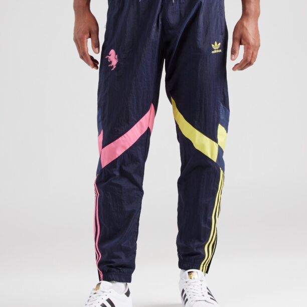 ADIDAS ORIGINALS Pantaloni 'JUVE'  bleumarin / galben / roz