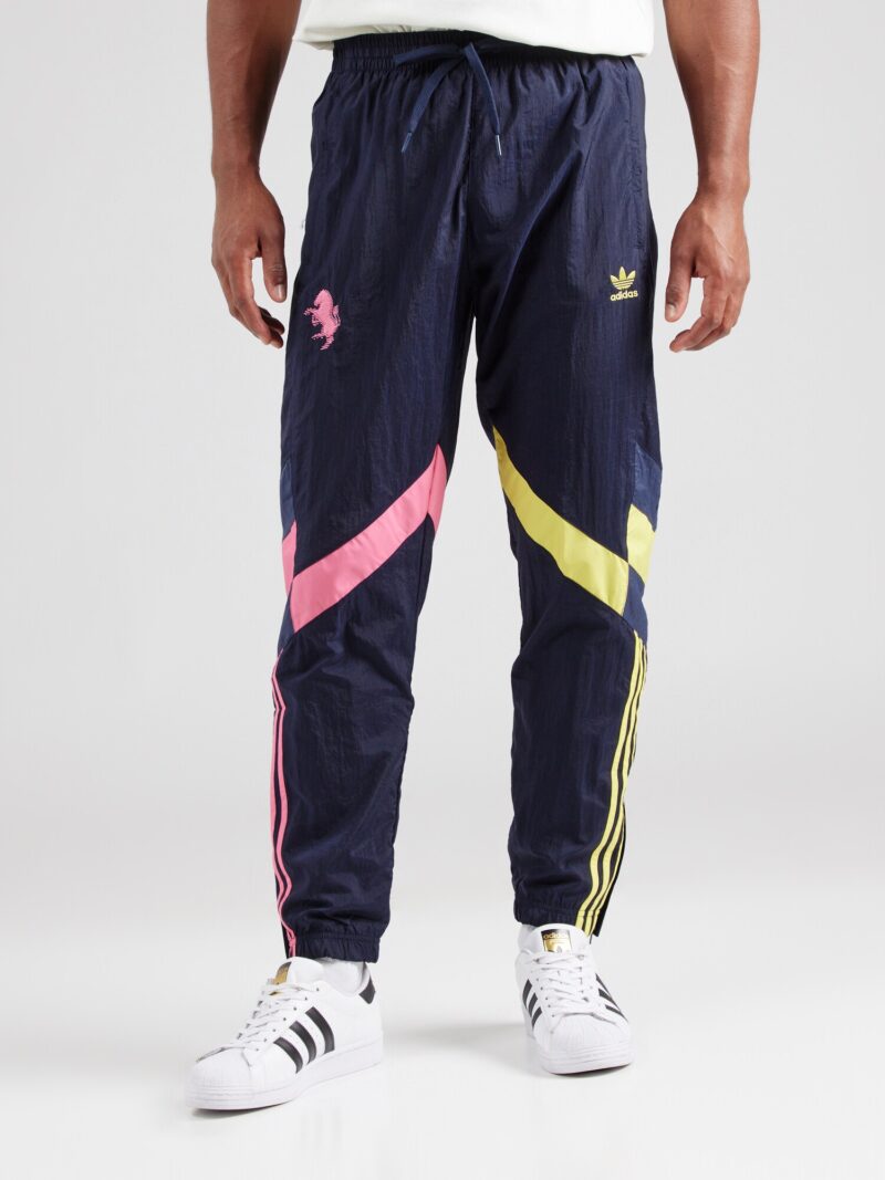 ADIDAS ORIGINALS Pantaloni 'JUVE'  bleumarin / galben / roz