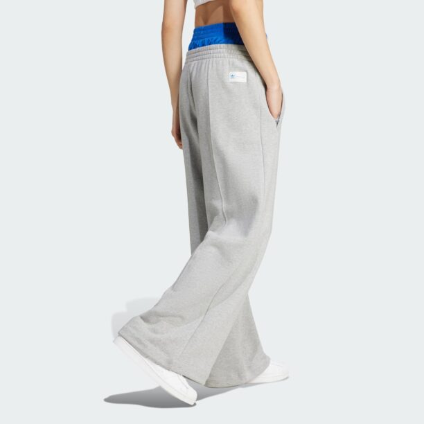 ADIDAS ORIGINALS Pantaloni 'KSENIASCHNAIDER'  gri / alb preţ