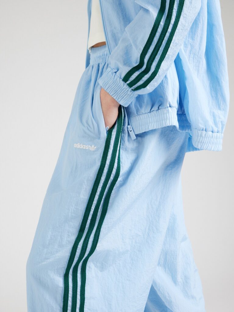 Preţ ADIDAS ORIGINALS Pantaloni  albastru deschis / verde închis / alb murdar