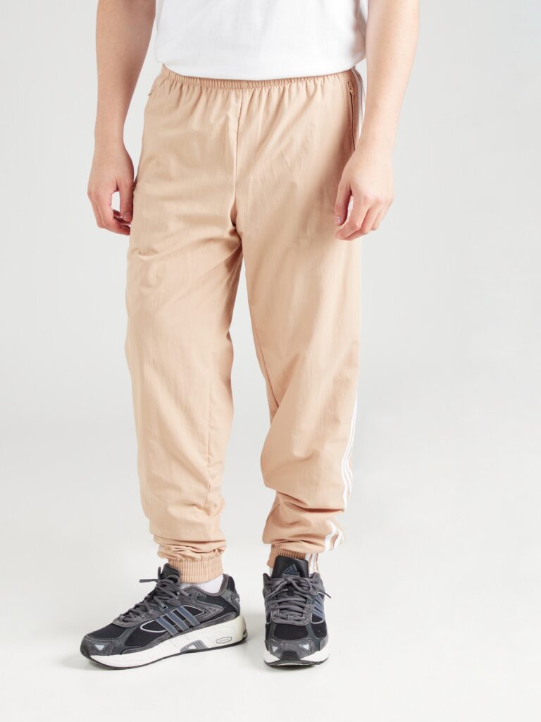 ADIDAS ORIGINALS Pantaloni  bej / alb