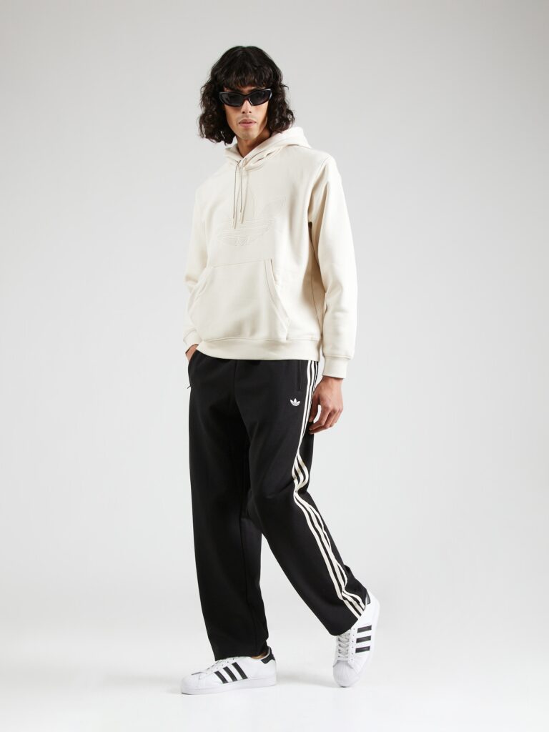 Cumpăra ADIDAS ORIGINALS Pantaloni  negru / alb