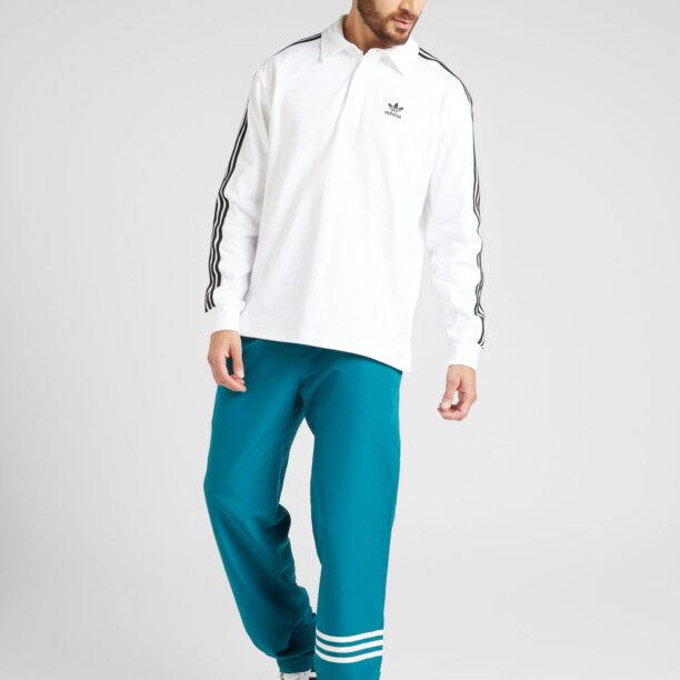 ADIDAS ORIGINALS Pantaloni  verde petrol / alb preţ