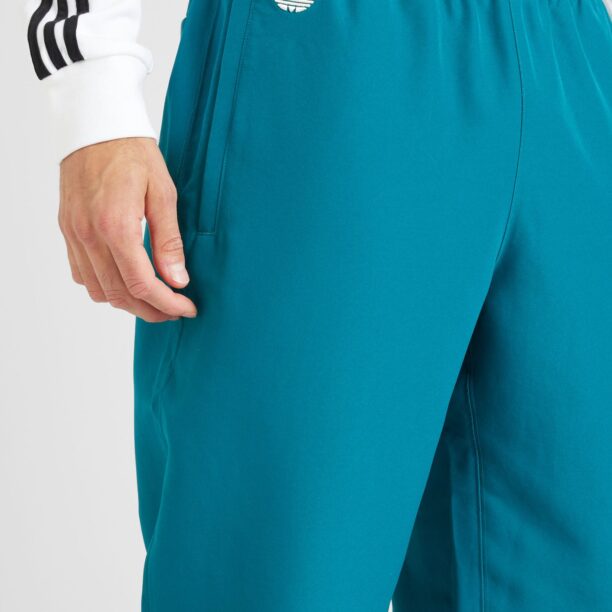 ADIDAS ORIGINALS Pantaloni  verde petrol / alb