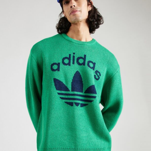 ADIDAS ORIGINALS Pulover  bleumarin / verde limetă