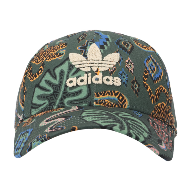 ADIDAS ORIGINALS Șapcă 'FARM'  verde smarald / verde mentă / portocaliu / negru