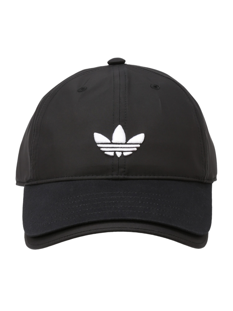 ADIDAS ORIGINALS Șapcă  negru / alb