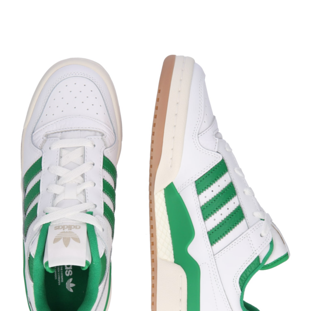 ADIDAS ORIGINALS Sneaker 'FORUM'  verde iarbă / alb