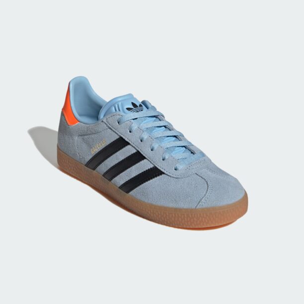 Preţ ADIDAS ORIGINALS Sneaker 'Gazelle'  albastru fumuriu / portocaliu / negru