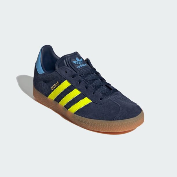 Preţ ADIDAS ORIGINALS Sneaker 'Gazelle'  azur / albastru închis / galben