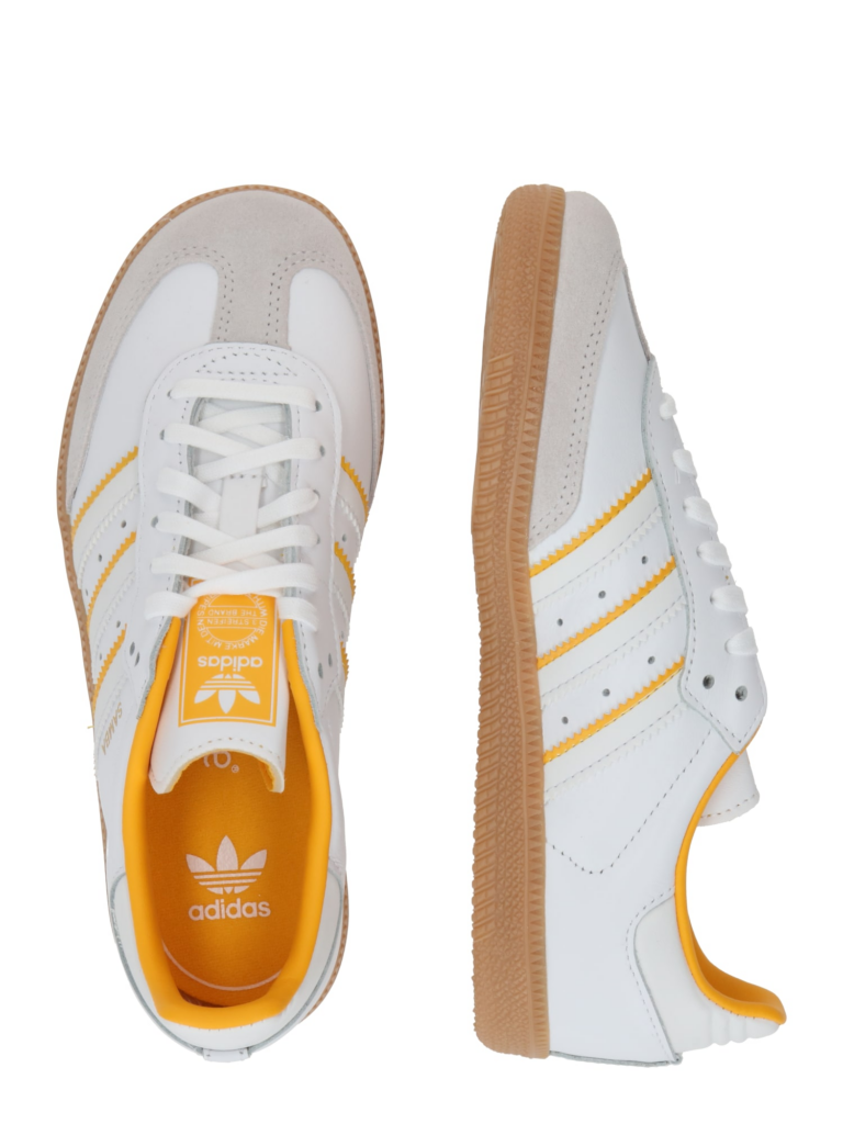 ADIDAS ORIGINALS Sneaker 'SAMBA OG'  galben curry / gri fumuriu / alb