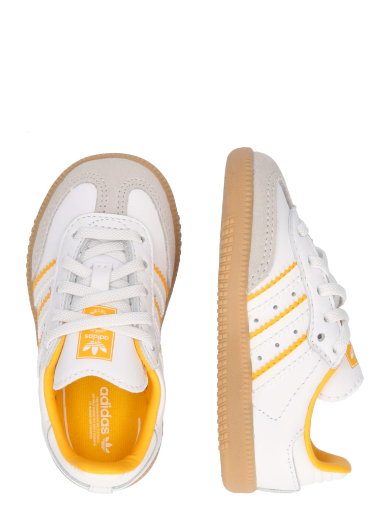 ADIDAS ORIGINALS Sneaker 'SAMBA'  alb kitt / galben curry / auriu / alb