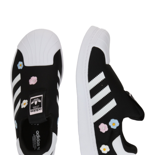 ADIDAS ORIGINALS Sneaker 'SUPERSTAR'  albastru deschis / roz / negru / alb