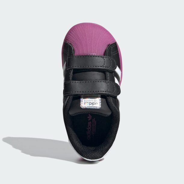 ADIDAS ORIGINALS Sneaker 'SUPERSTAR'  lila / negru / alb preţ