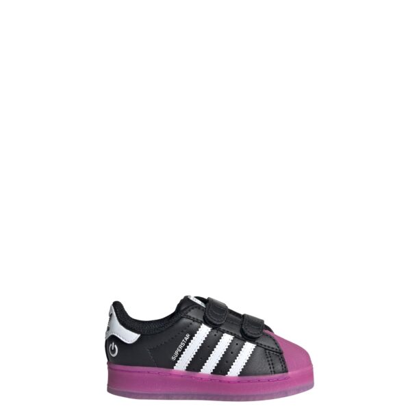 ADIDAS ORIGINALS Sneaker 'SUPERSTAR'  lila / negru / alb