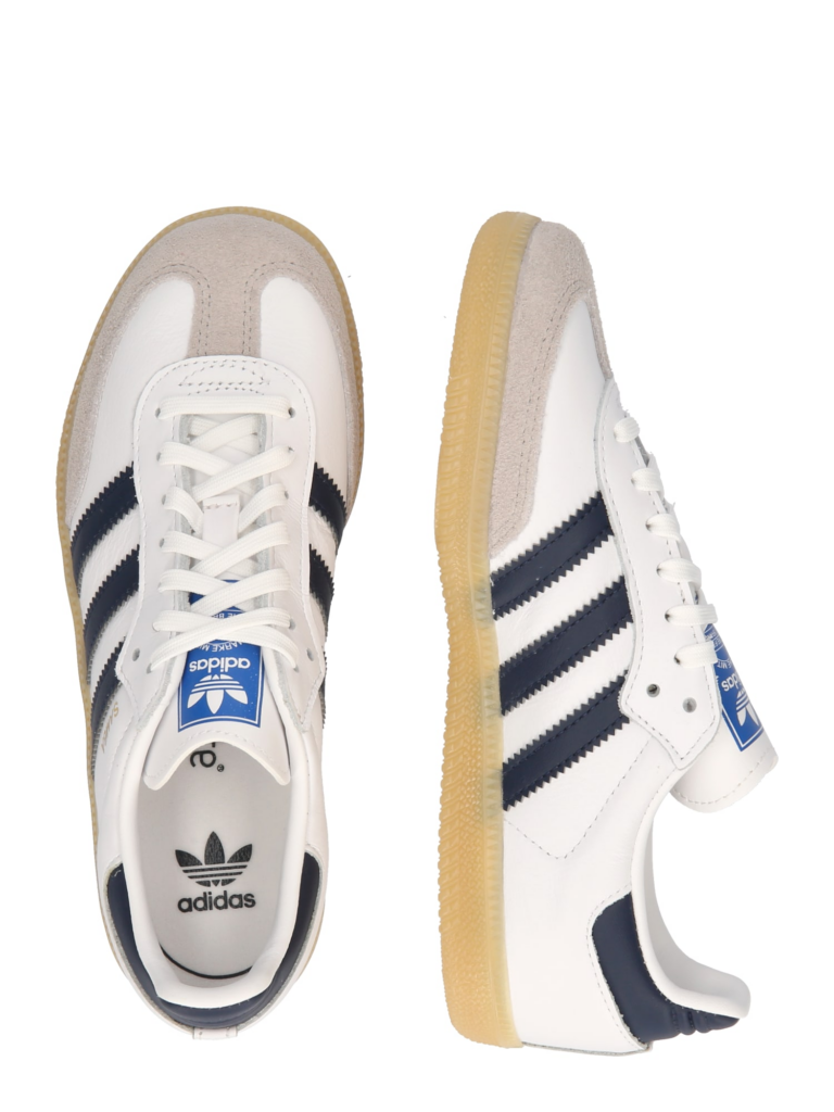 ADIDAS ORIGINALS Sneaker 'Samba'  albastru marin / auriu / gri taupe / alb