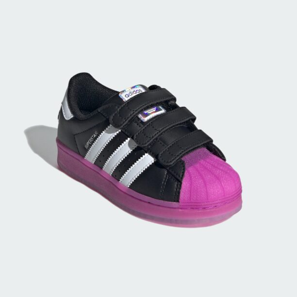 Preţ ADIDAS ORIGINALS Sneaker 'Superstar'  lila / negru / alb