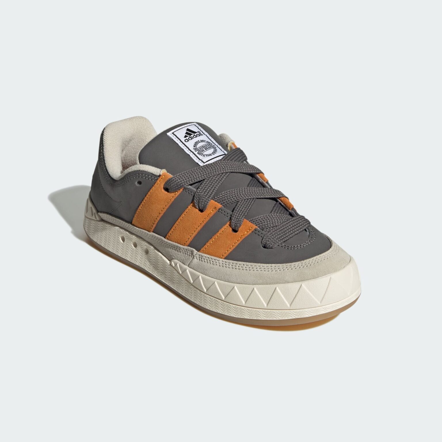 Preţ ADIDAS ORIGINALS Sneaker low 'Adimatic'  gri / portocaliu