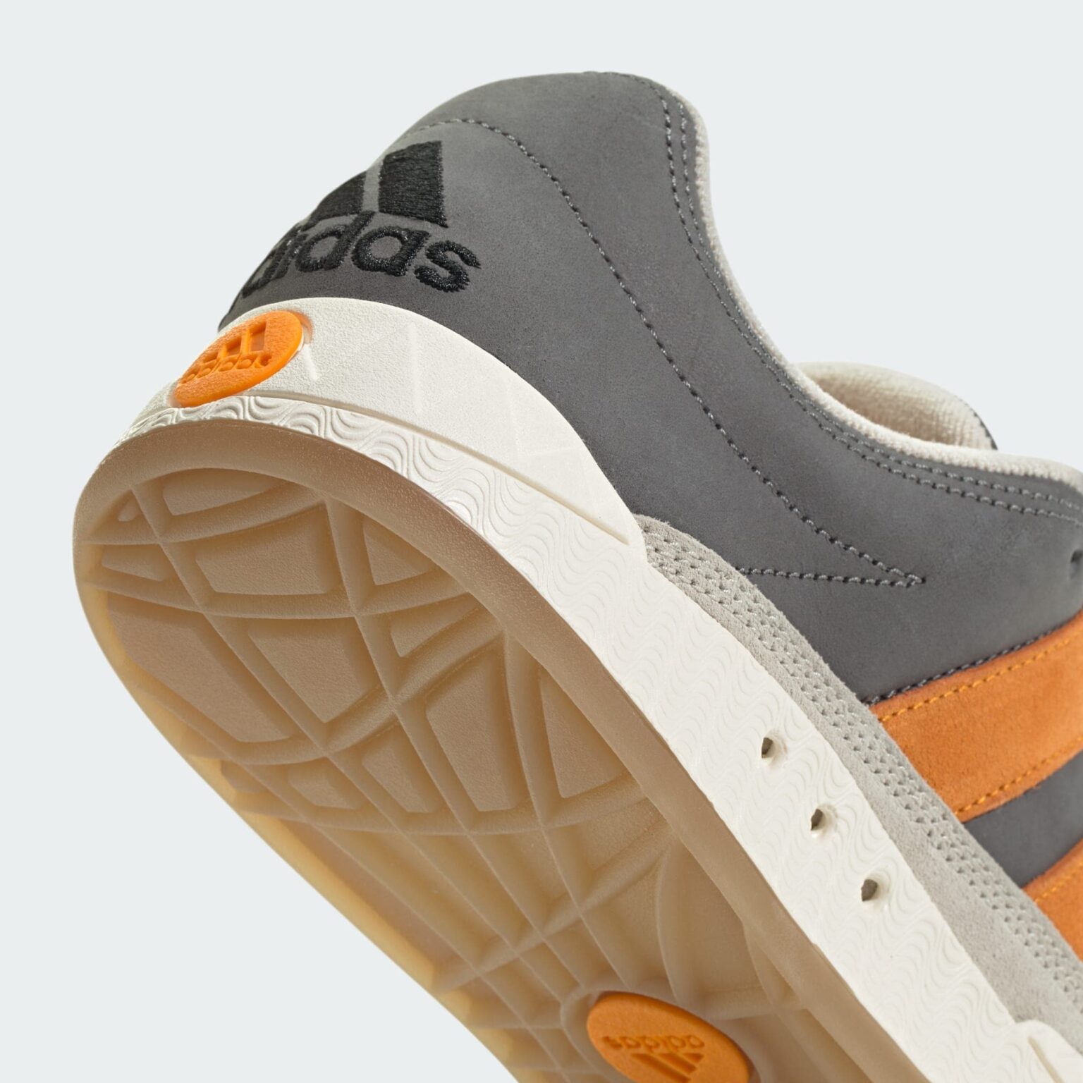 Original ADIDAS ORIGINALS Sneaker low 'Adimatic'  gri / portocaliu