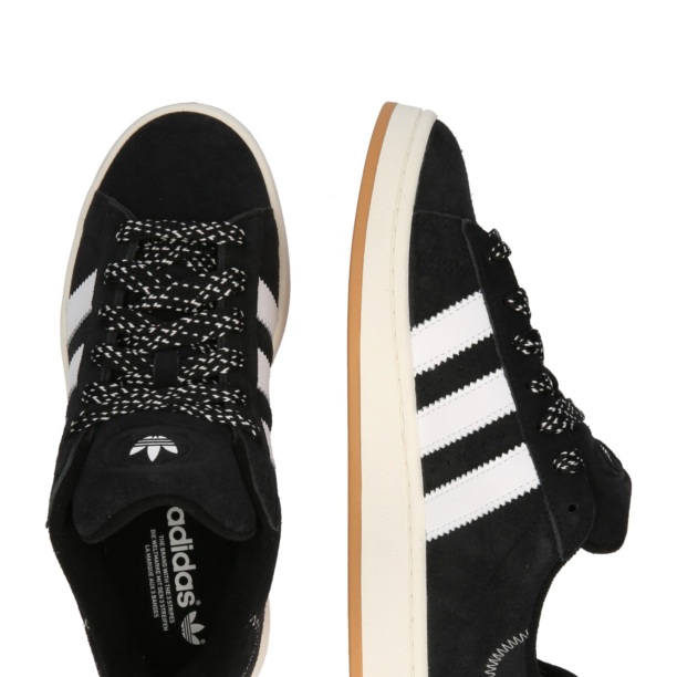 ADIDAS ORIGINALS Sneaker low 'CAMPUS 00s'  negru / alb